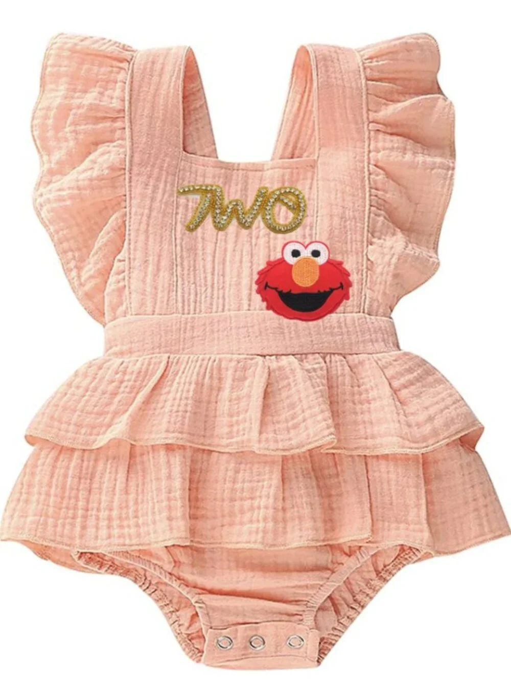 Elmo Dress Elmo Romper Smash Cake Sesame Street Birthday Outfit Elmo Clothes